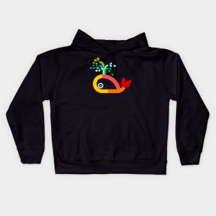 Baby whale Kids Hoodie